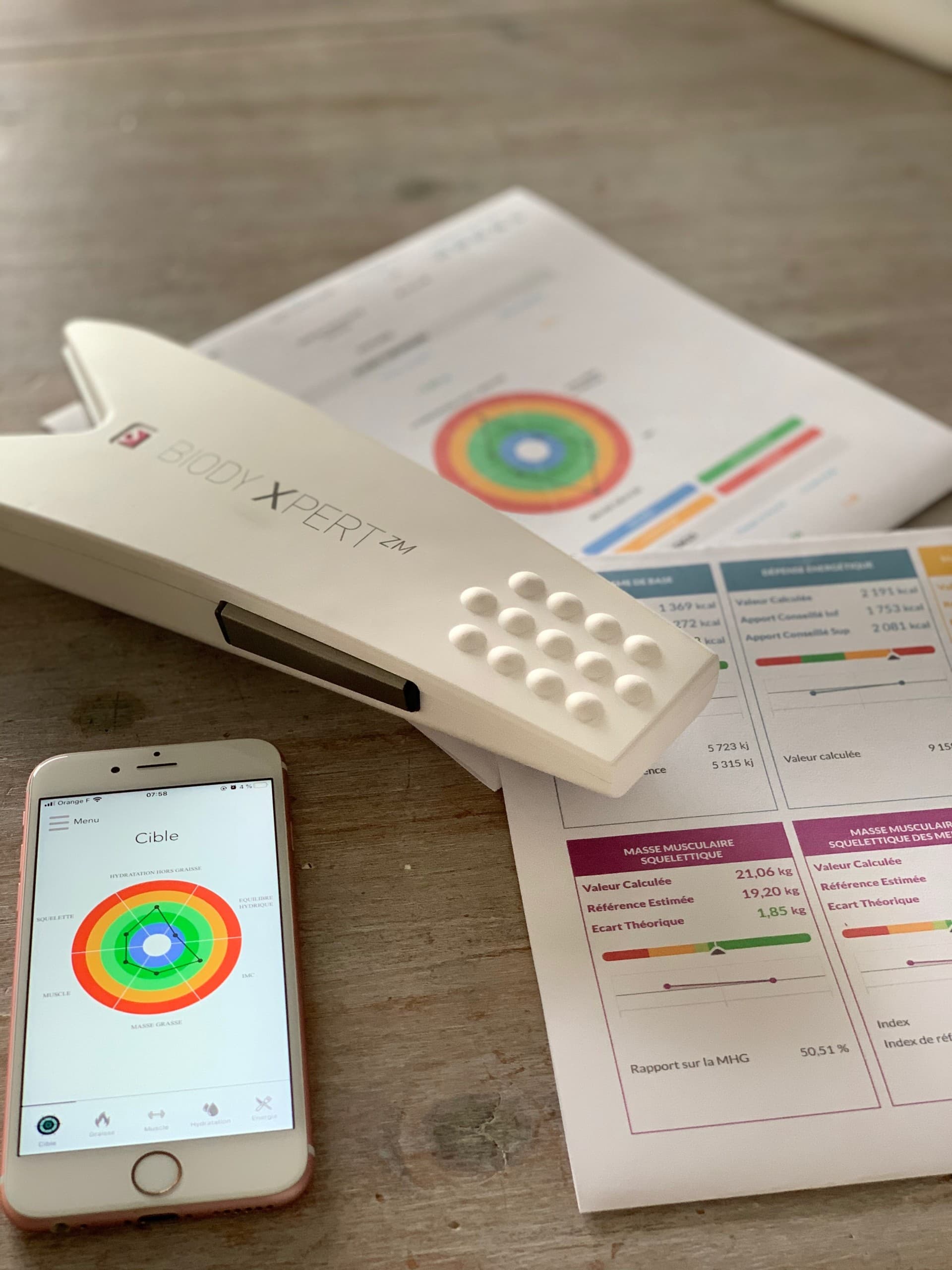 Biody Xpert — analyse de la composition corporelle
