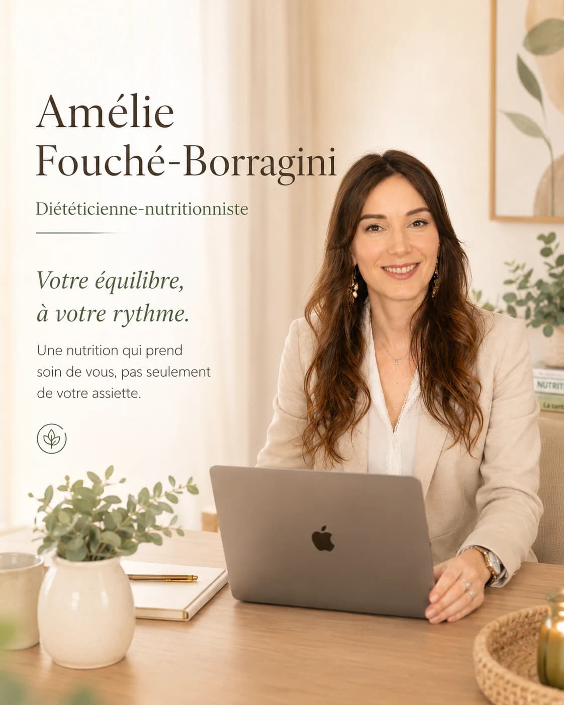 Amélie Fouché-Borragini, diététicienne-nutritionniste