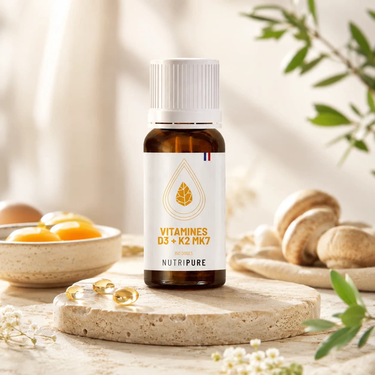Vitamines D3 K2 Nutripure